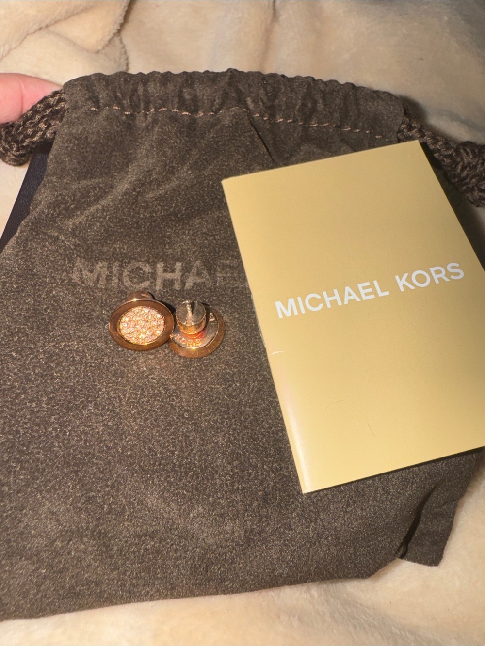 Michael Kors Rose Gold Earrings
